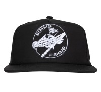 Unstructered Flat Brim Cap, kolor: 001 - Black