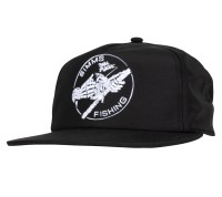 Unstructered Flat Brim Cap, kolor: 001 - Black
