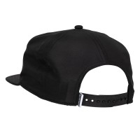 Unstructered Flat Brim Cap, kolor: 001 - Black