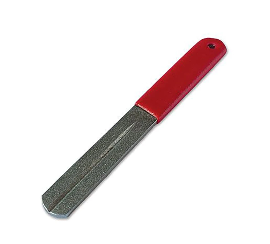 Tailout Hook File, kolor: stalowy / czerwony