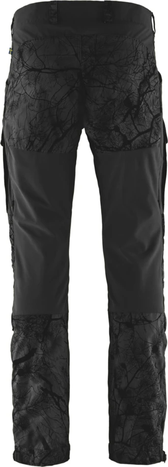 Fjallraven Keb Trousers Regular, kolor: 559-550 - Black-Camo Black