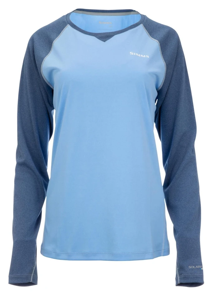 Women SolarFlex Crewneck, kolor: 435 - Cornflower Heather