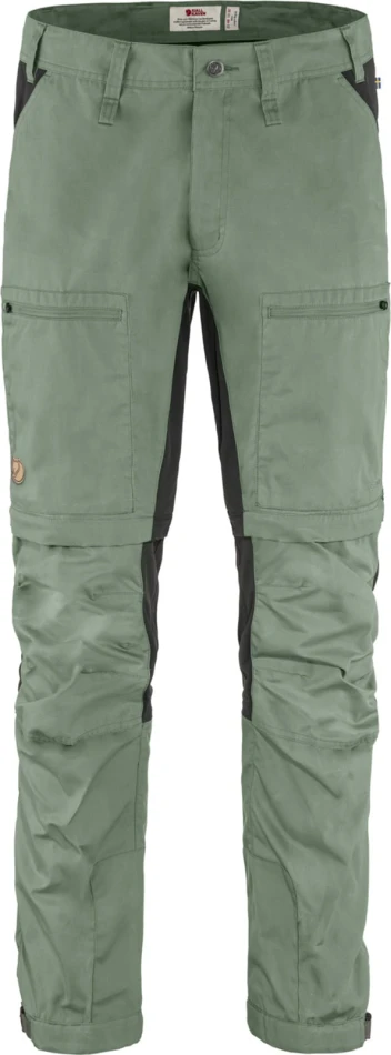 Abisko Lite Trekking Zip-Off Trousers, kolor: 614-030 - Patina Green-Dark Grey