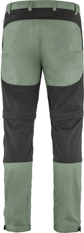 Abisko Lite Trekking Zip-Off Trousers, kolor: 614-030 - Patina Green-Dark Grey
