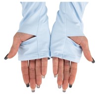 Womens Solarflex Cooling Hoody, kolor: 737 - Ice