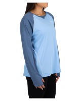 Women SolarFlex Crewneck, kolor: 435 - Cornflower Heather