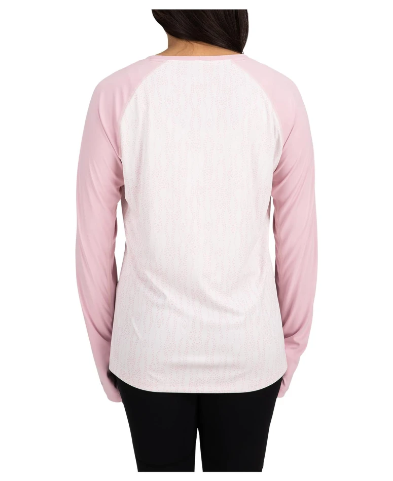 Women SolarFlex Crewneck, kolor: 670 - Lily Pad Cloud Pink