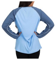 Women SolarFlex Crewneck, kolor: 435 - Cornflower Heather