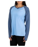 Women SolarFlex Crewneck, kolor: 435 - Cornflower Heather