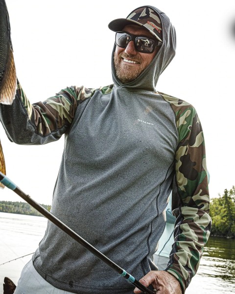 Solarflex Hoody, kolor: 687 - Print Woodland Camo Carbon Heather