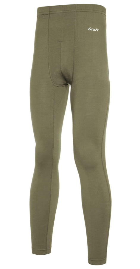 919 merino light - kalesony, kolor: khaki