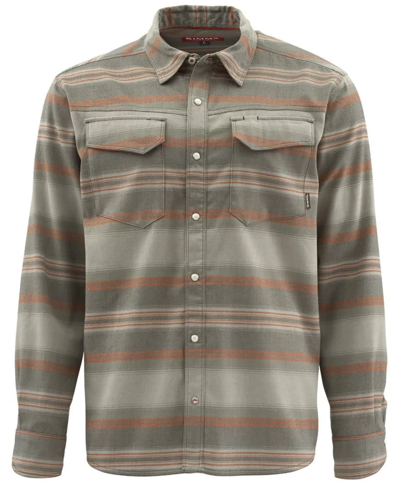 Gallatin Flannel Shirt, kolor: 782 - dark stone stripe
