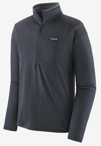 R1 Daily Zip Neck, kolor:  Light Smolder Blue X-Dye