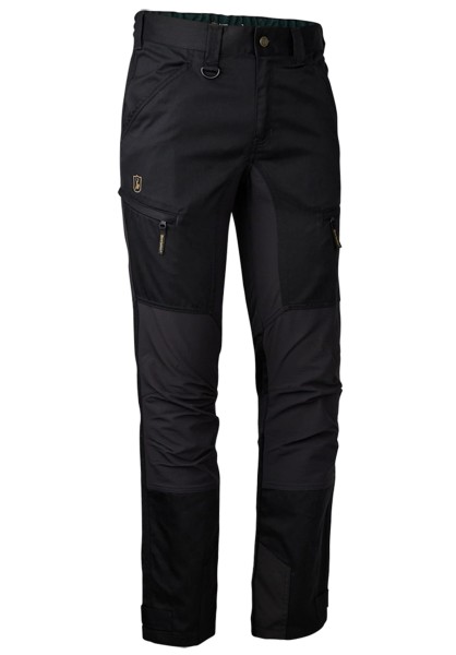 Rogaland Stretch Trousers w. Contrast, kolor: 999 - Black