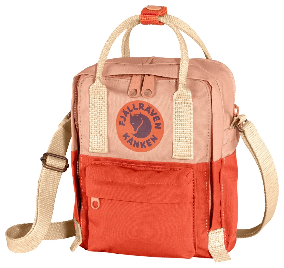 Kanken Art Sling, kolor: 983-984, kolor: Poppy Fields-Cotton Sky
