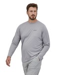 M's L/S Cap Cool Daily Fish Graphic, kolor:  Fitz Roy Trout - Salt Grey / r. XL
