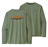 M's L/S Cap Cool Daily Fish Graphic, kolor: Sedge Green