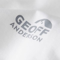 Geoff Anderson Organic Tee Logo, kolor: White