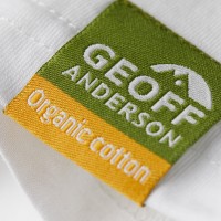 Geoff Anderson Organic Tee Logo, kolor: White