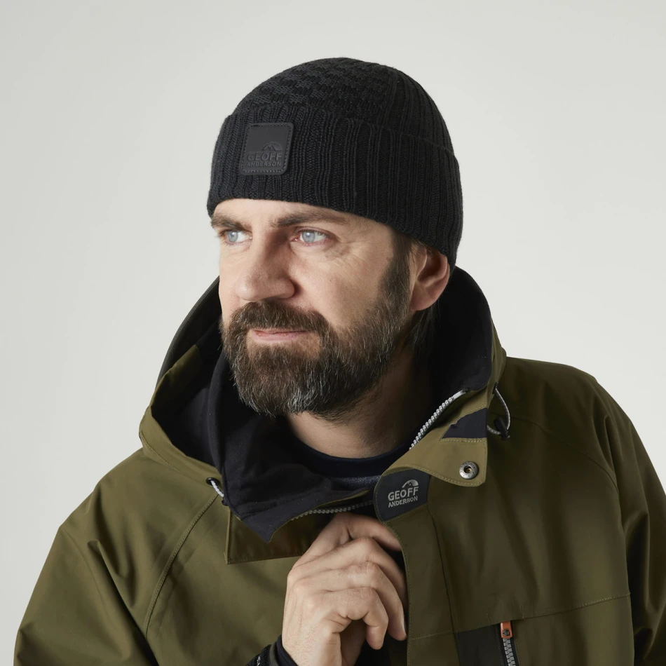 Geoff Anderson Ulf Beanie, kolor: Black - czarny
