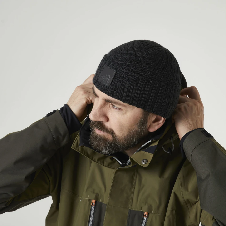 Geoff Anderson Ulf Beanie, kolor: Black - czarny