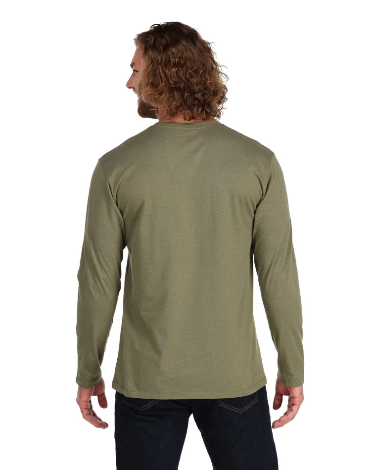 Logo Shirt LS, kolor:  914 - Military Heather