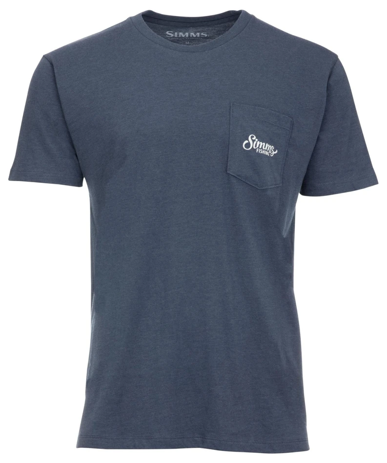 Two Tone Pocket Tee, kolor: 414 - Navy Heather