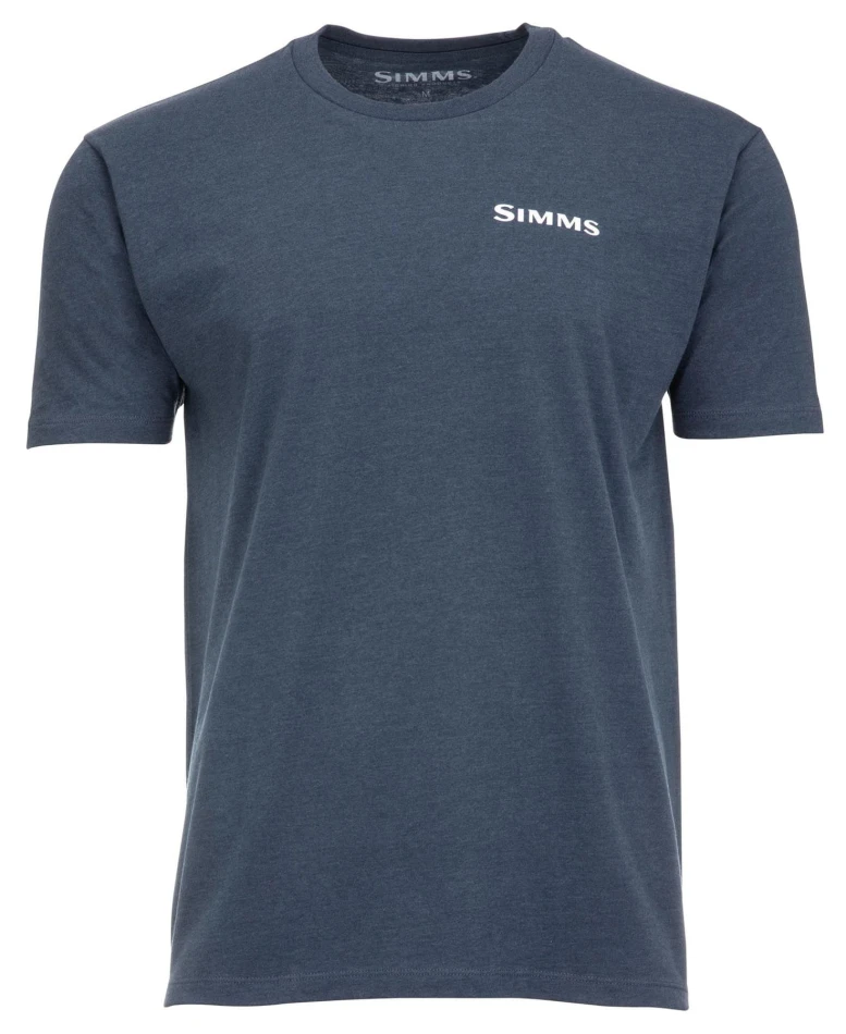 Trout On My Mind T-shirt, kolor: 414 - Navy Heather