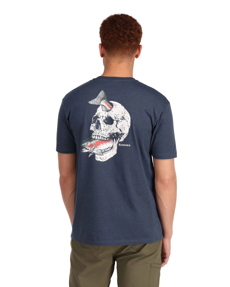 Trout On My Mind T-shirt, kolor: 414 - Navy Heather