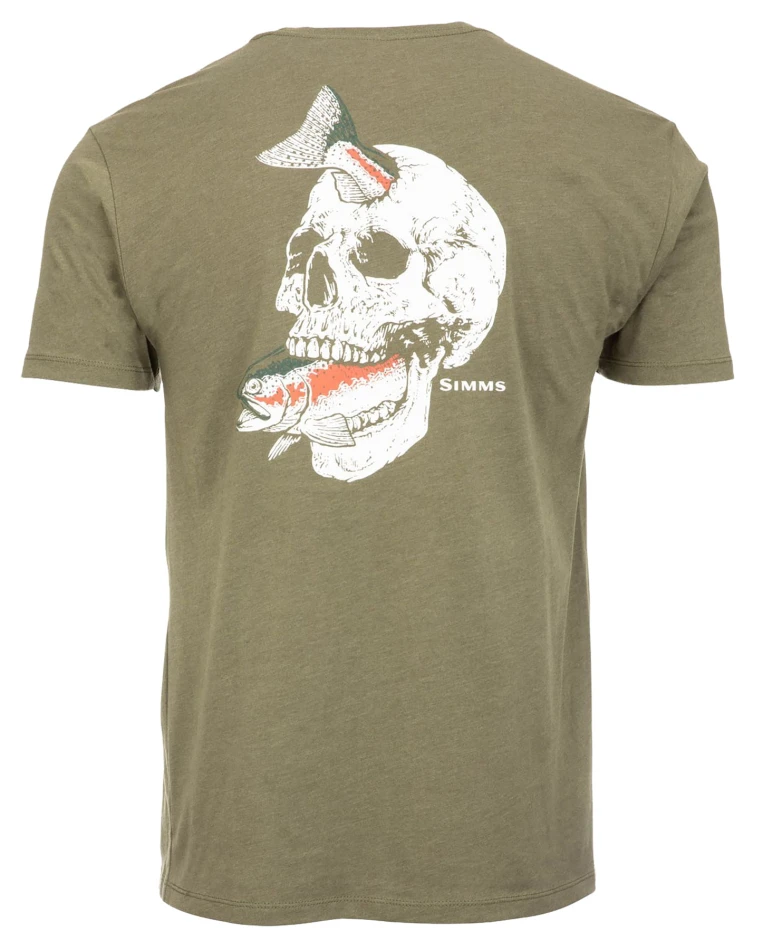 Trout On My Mind T-shirt, kolor: 914 - Military Heather