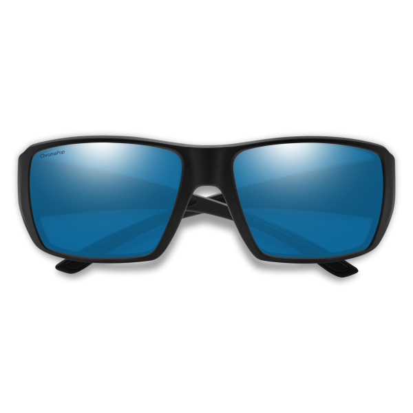 Guide's Choice XL Matte Black Polar Blue Mirror