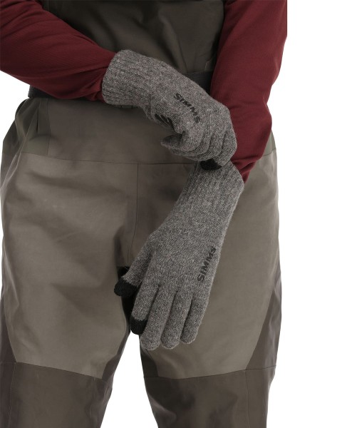 Wool Full Finger Glove, kolor: 030 - Steel