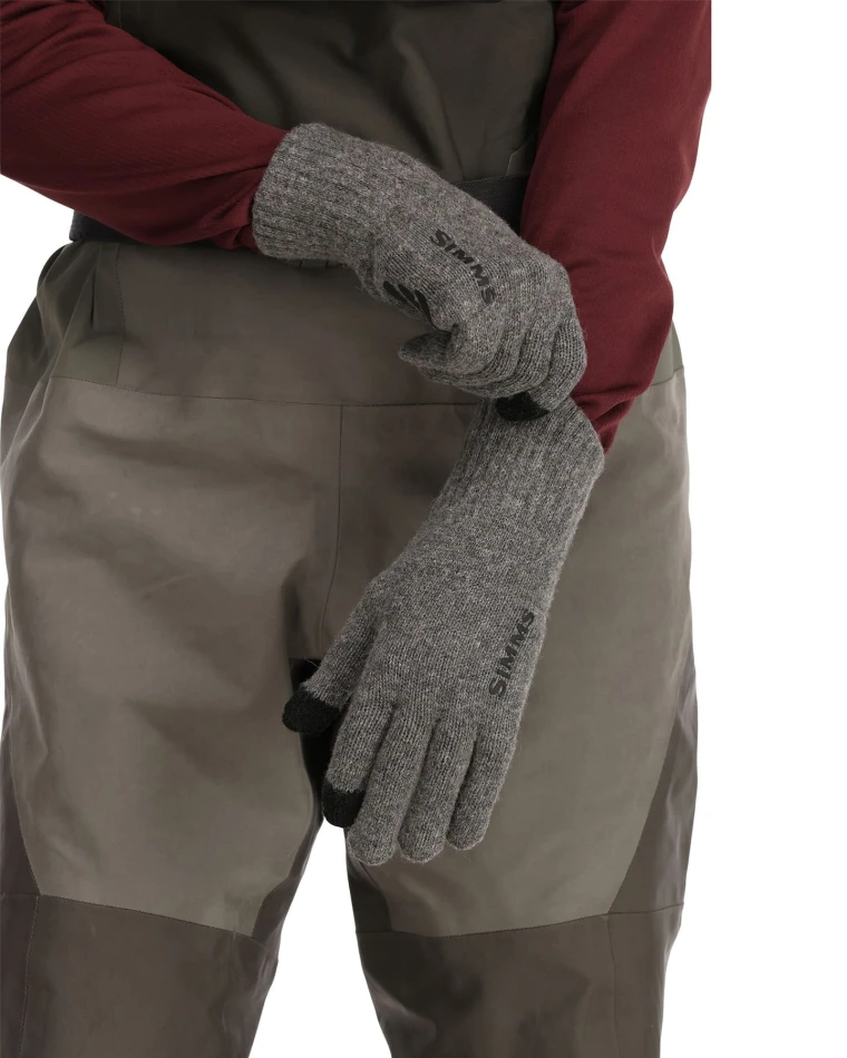 Wool Full Finger Glove, kolor: 030 - Steel