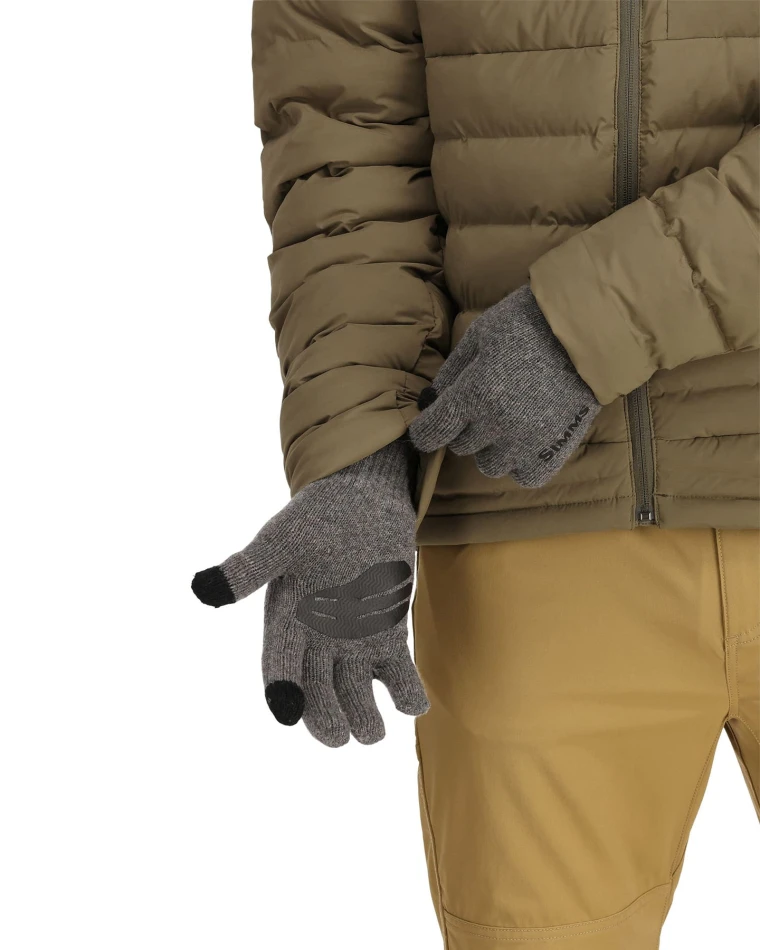 Wool Full Finger Glove, kolor: 030 - Steel