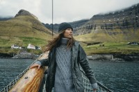 Fjallraven Ovik Cable Knit Roller Neck W