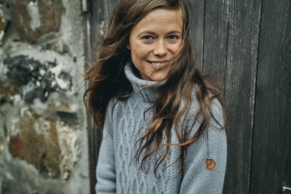 Fjallraven Ovik Cable Knit Roller Neck W