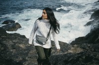 Fjallraven Ovik Cable Knit Roller Neck W