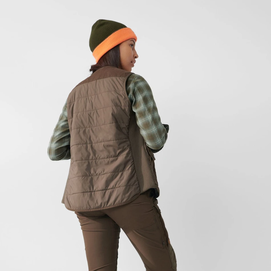Forest Wool Padded Vest W, kolor: 633 - Dark Olive