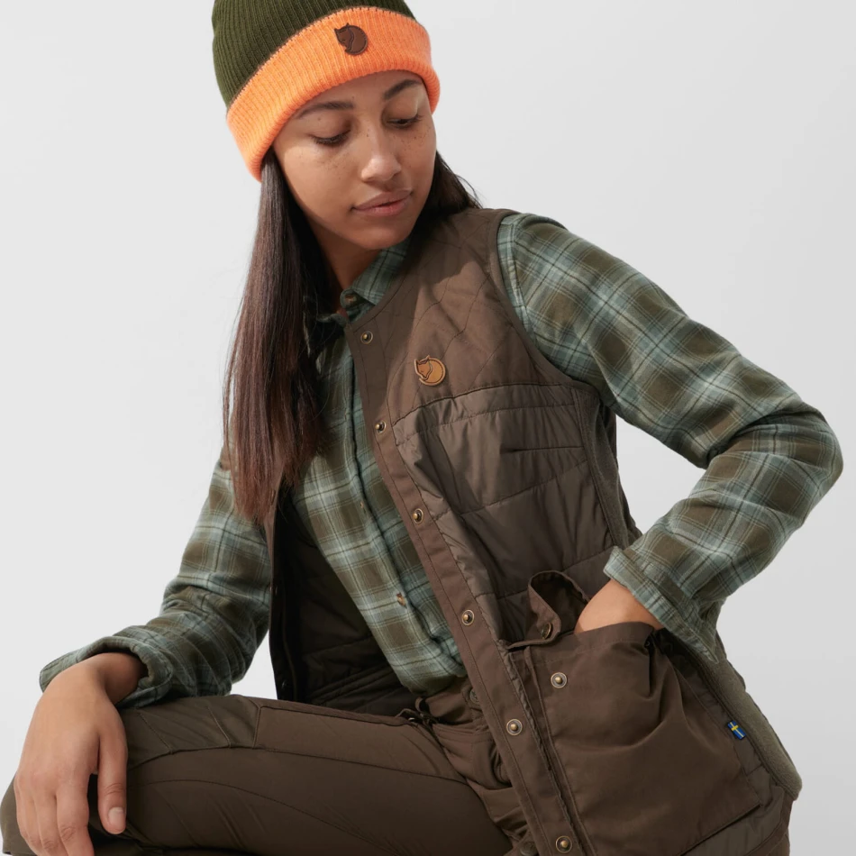 Forest Wool Padded Vest W, kolor: 633 - Dark Olive