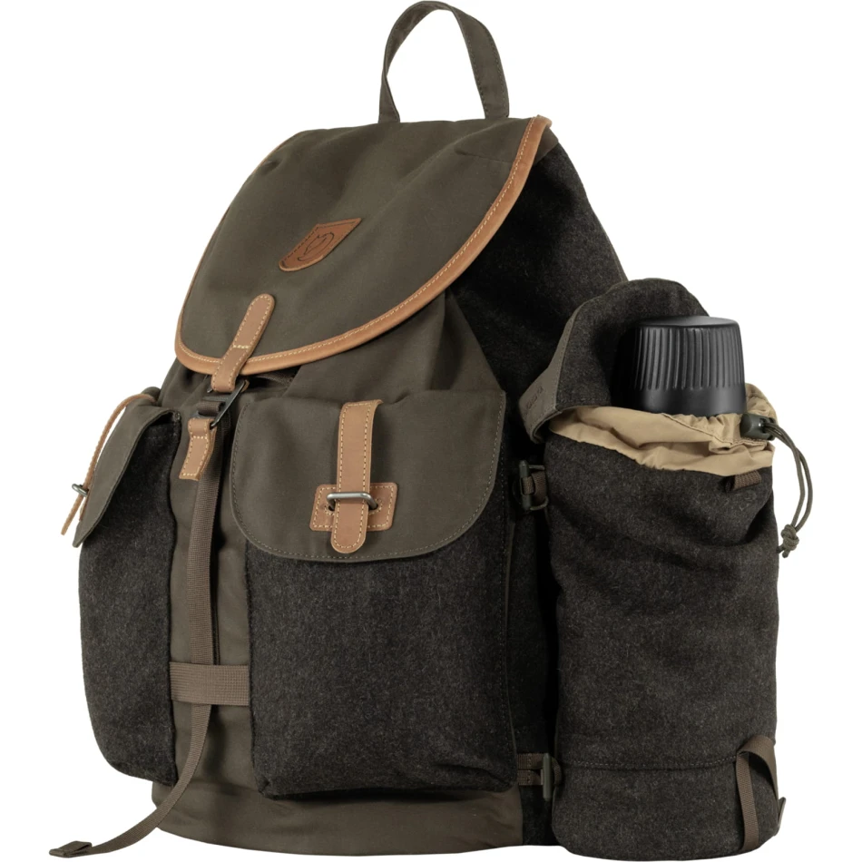 Varmland Wool Side Pocket, kolor: 633-290 - Dark Olive-Brown