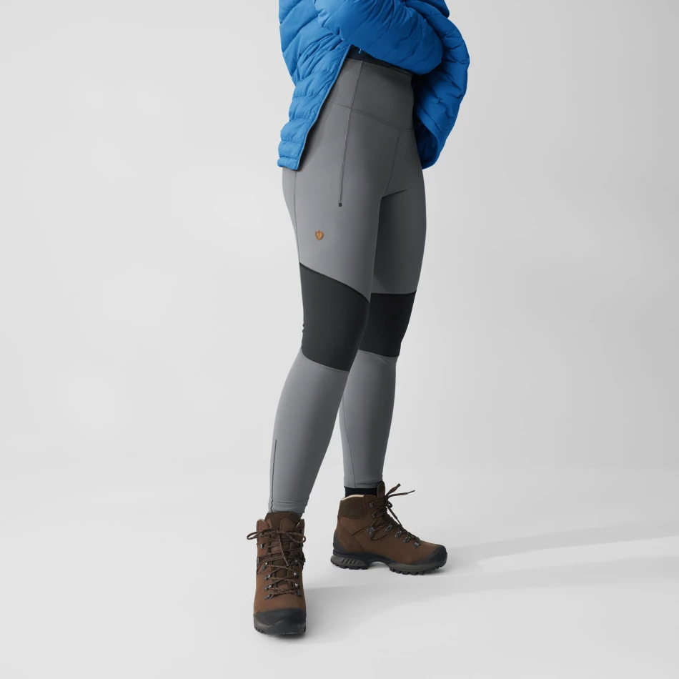 Abisko Warm Trekking Tights W, kolor: 055-048 - Flint Grey-Iron Grey
