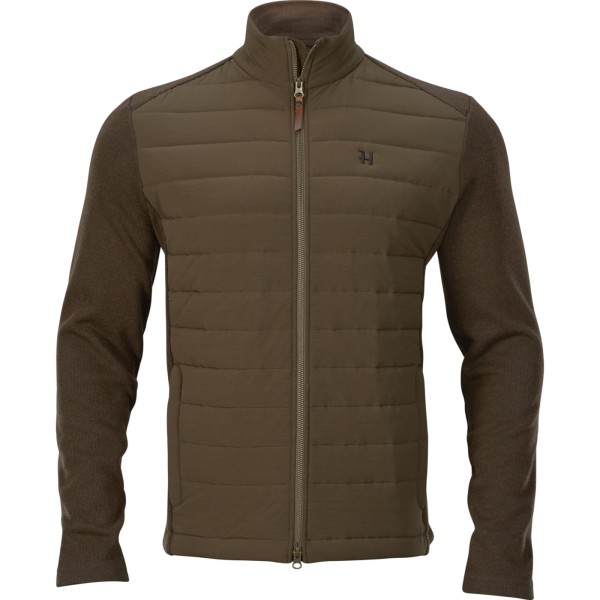 Retrieve Insulated cardigan, kolor: dark warm olive