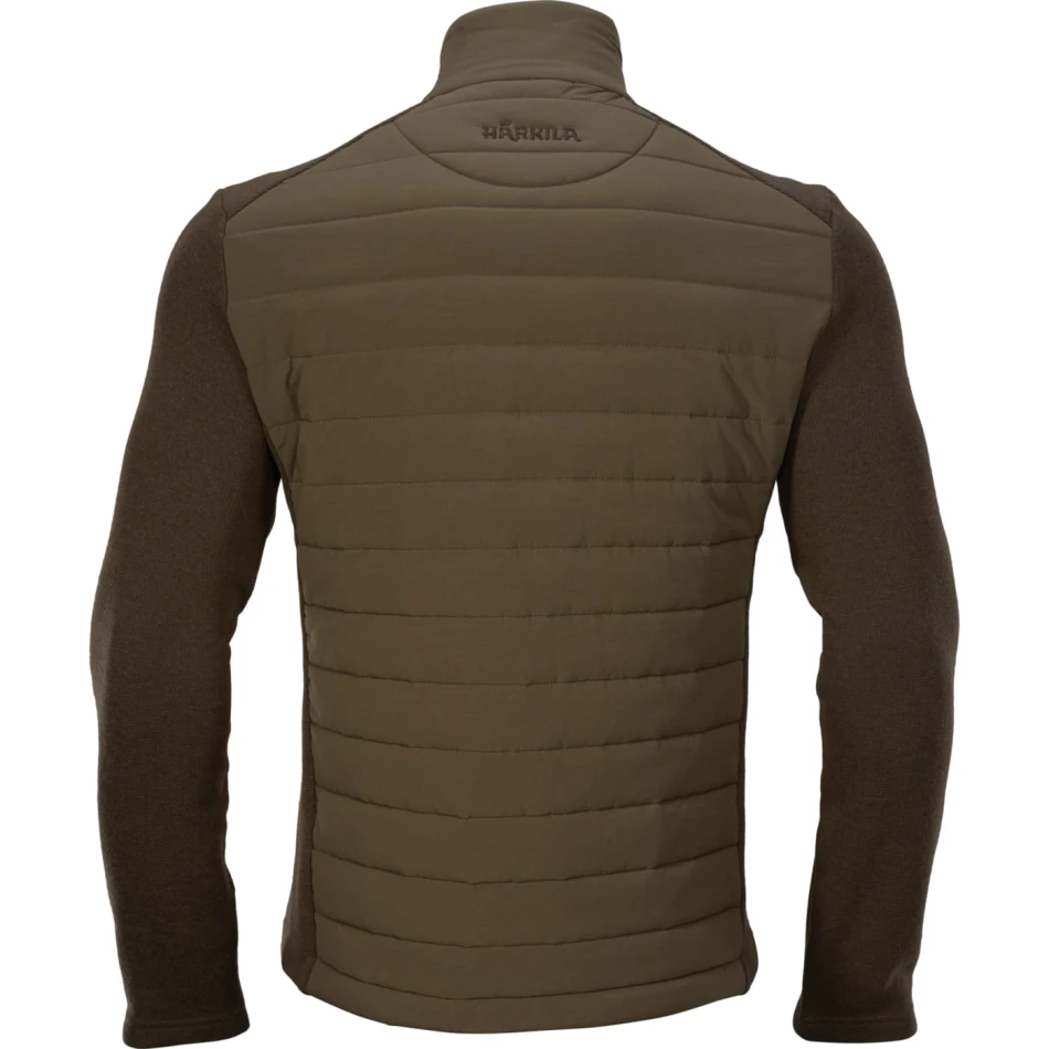 Retrieve Insulated cardigan, kolor: dark warm olive