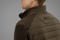 Retrieve Insulated cardigan, kolor: dark warm olive