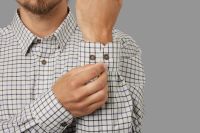 Lancaster shirt, kolor: Blackberry check