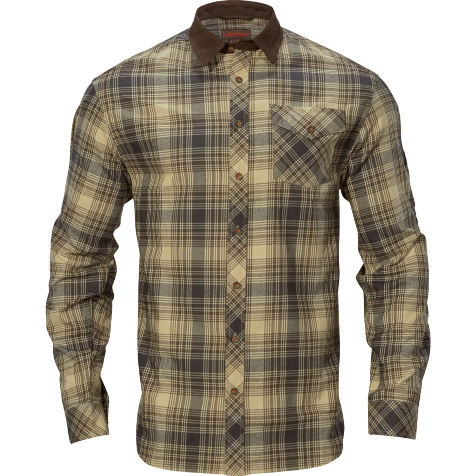 Driven Hunt Flannel Shirt, kolor: Light teak check