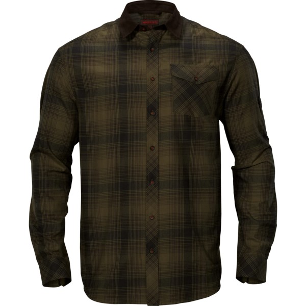 Driven Hunt Flannel Shirt, kolor: olive green check