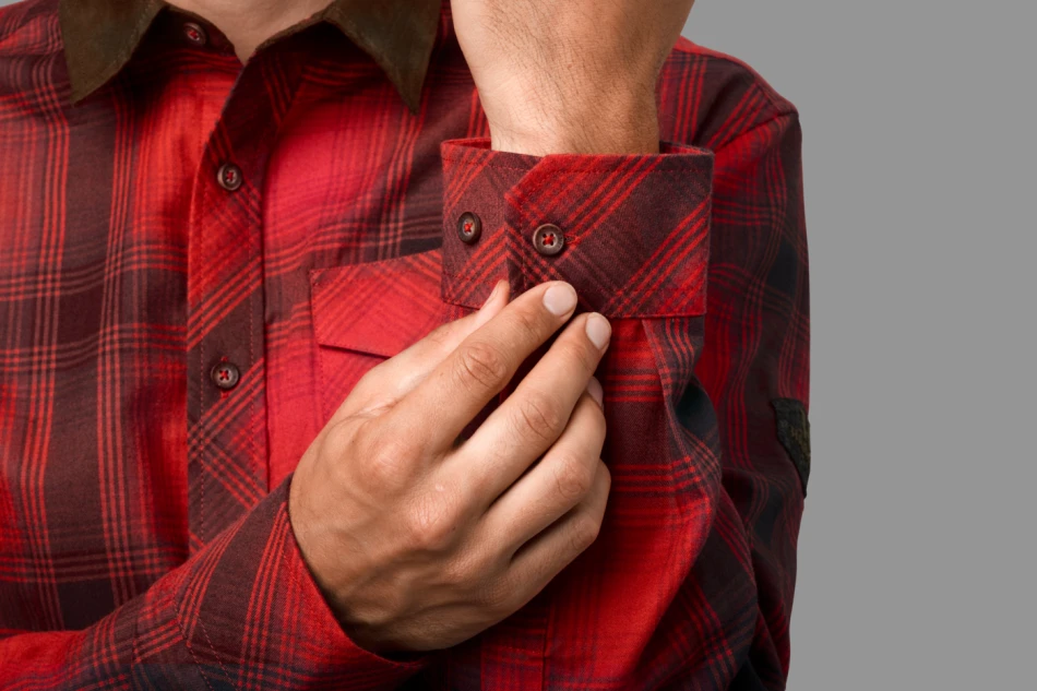 Driven Hunt Flannel Shirt, kolor: Red/Black check