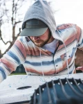 Santee Flannel Hoody: 179 - Multicolored Stripe