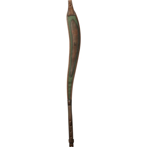 Rifle sling in canvas/ leather